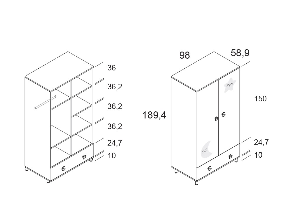 Armario Star Mr Wonderful