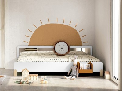 Cama con trasera Arco Iris de Ros - 4