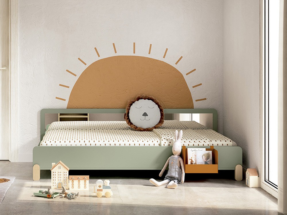 Cama con trasera Arco Iris de Ros - 1