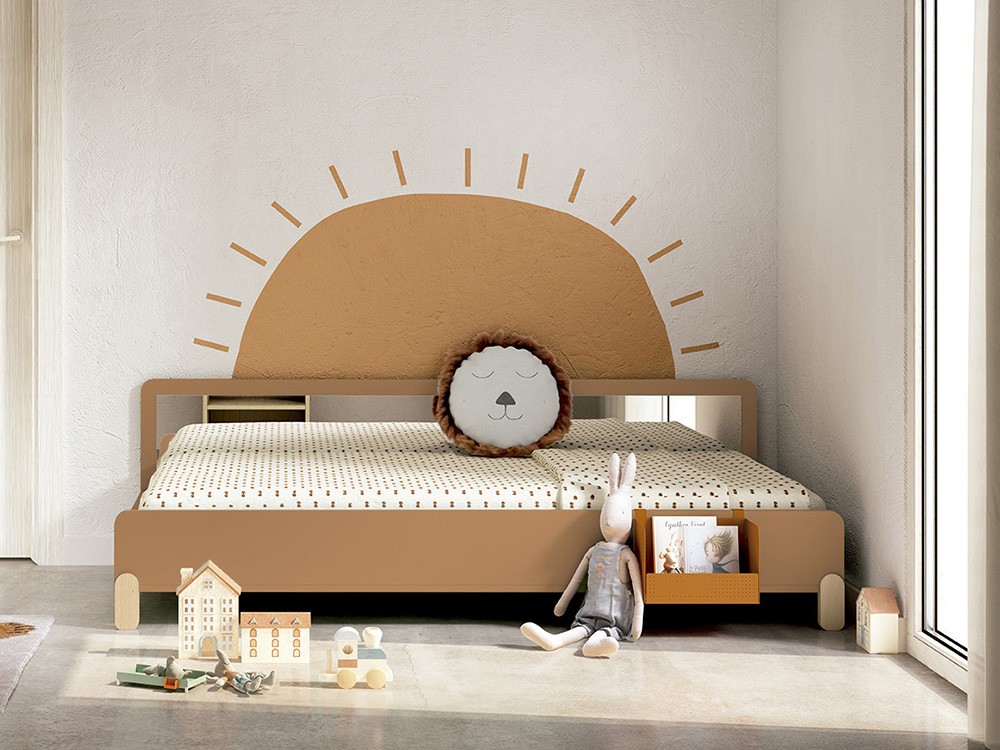 Cama con trasera Arco Iris de Ros - 5