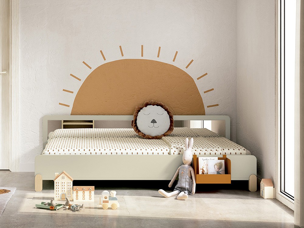 Cama con trasera Arco Iris de Ros - 6