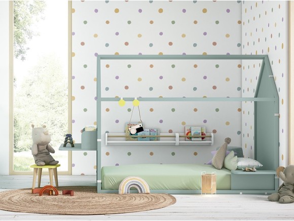 Cama casita madera de haya Ros Mini