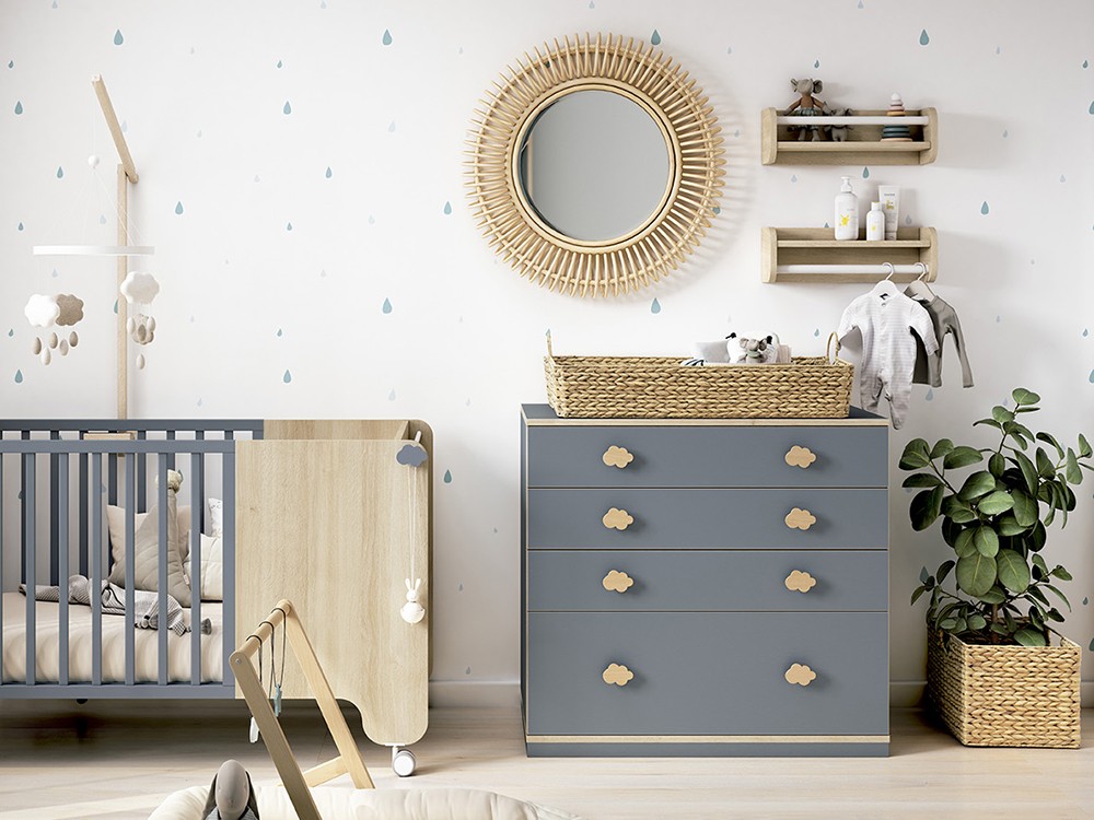 Cambiador de fibras naturales Bamboo de Ros - 3