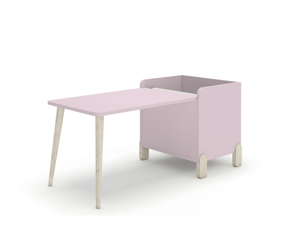 Mesa infantil con juguetero y porta-rollo de Ros - 10