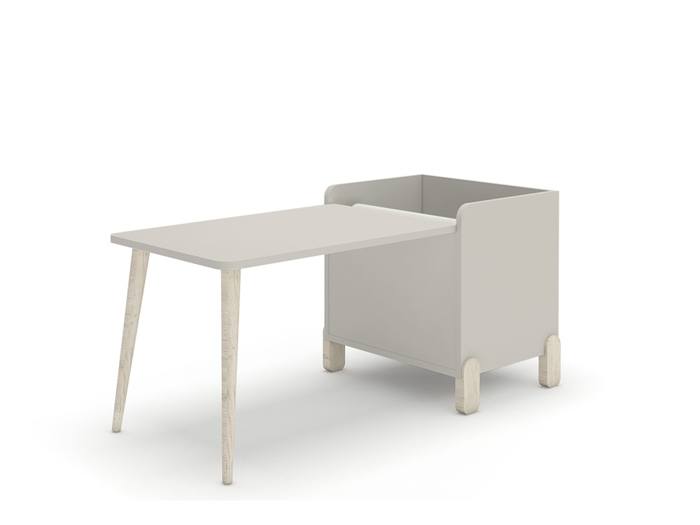 Mesa infantil con juguetero y porta-rollo de Ros - 11