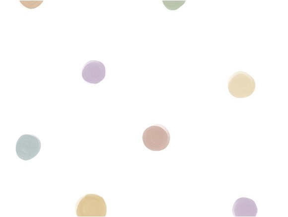 Papel pintado Dots acarela de Ros - 1