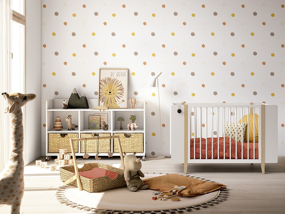 Papel pintado Dots acarela de Ros - 2