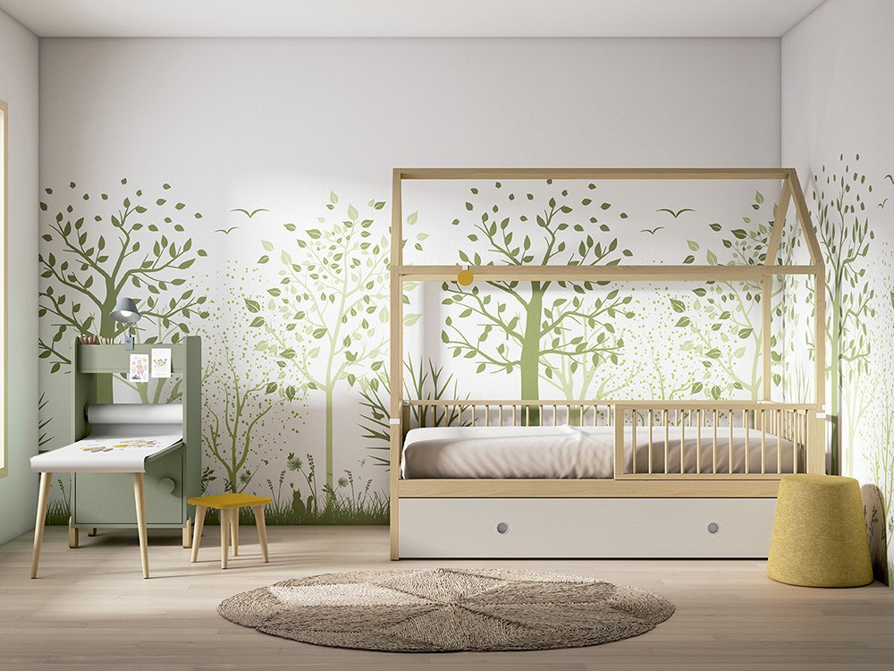 Mural decorativo de pared Garden Ros - 1