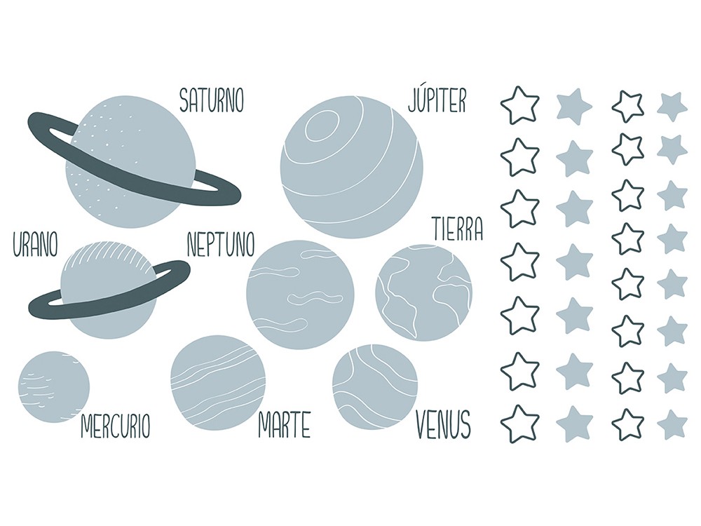 Stickers set Planetas de Ros - 1
