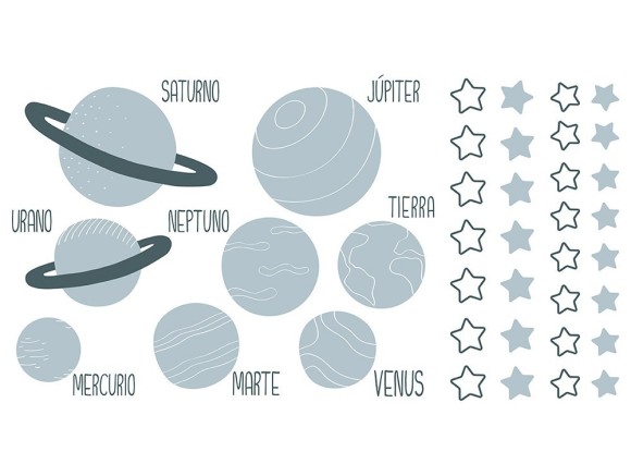 Stickers set Planetas de Ros - 1