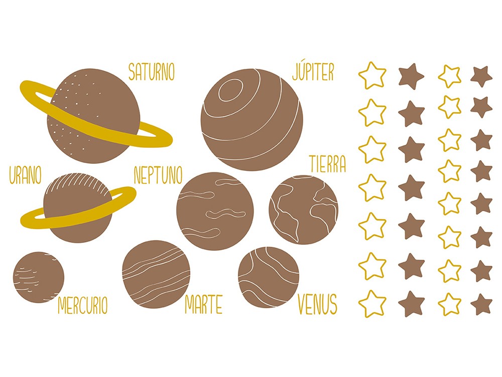 Stickers set Planetas de Ros - 3