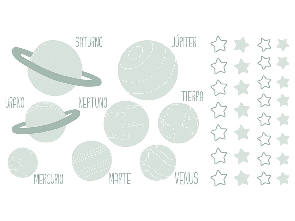 Stickers set Planetas de Ros - 5