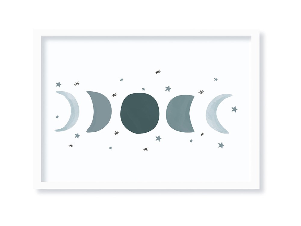 Cuadro Moon Phases horizontal de Ros - 2