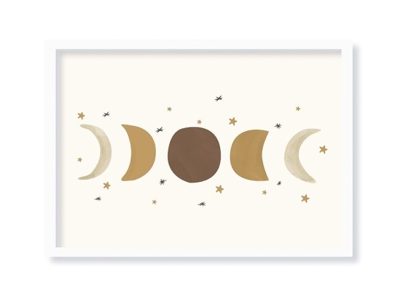 Cuadro Moon Phases horizontal de Ros - 1