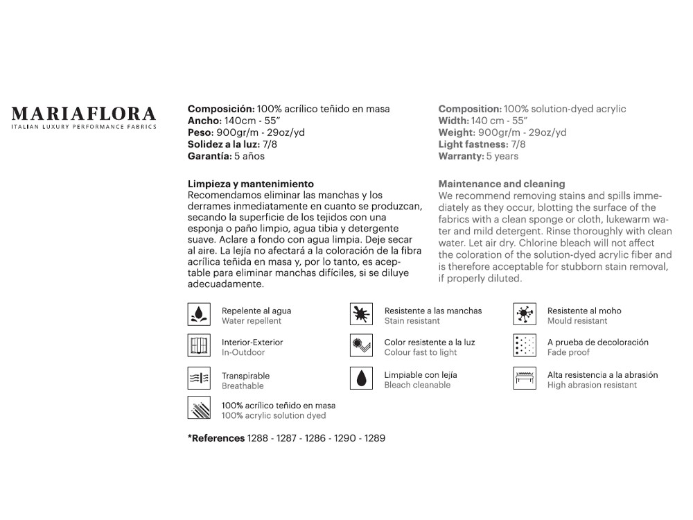Sofá de dos o tres plazas para salón exterior de aluminio Long Island Point - 12