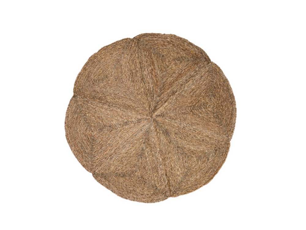 Alfombra redonda de fibra de Ros - 1
