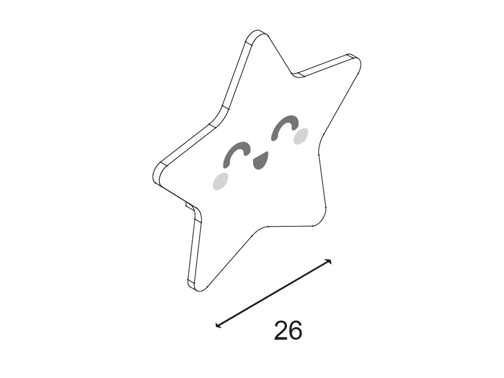 Aplique Star Mr Wonderful