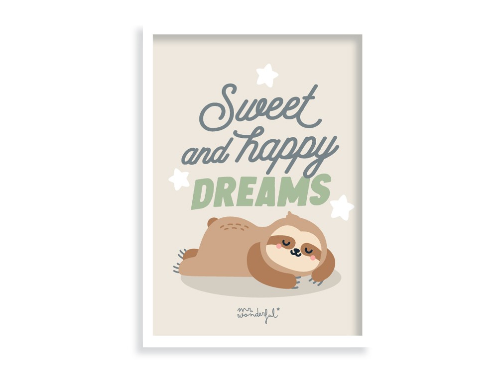 Cuadro Perezoso Mr Wonderful de Ros - 2
