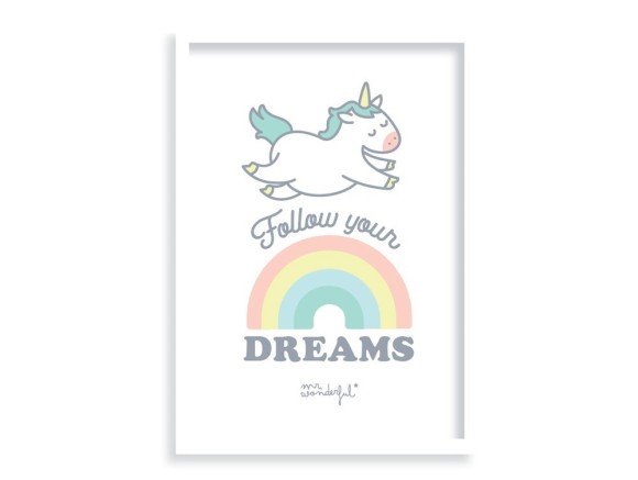 Cuadro Unicornio Mr Wonderful de Ros - 1