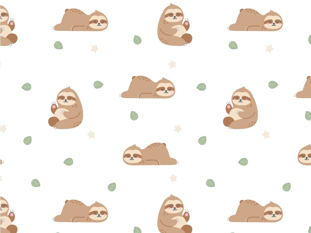 Papel pintado Perezoso Mr Wonderful de Ros - 2