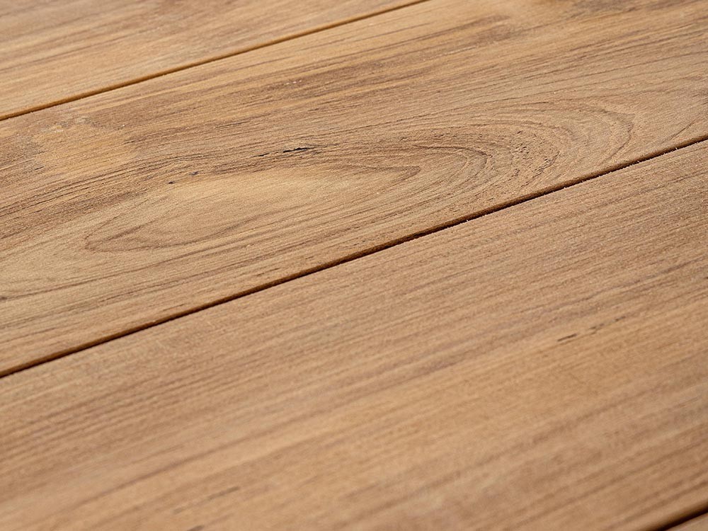 Mesa fija para comedor exterior Cameron de aluminio y madera de teca Bizzotto - 10