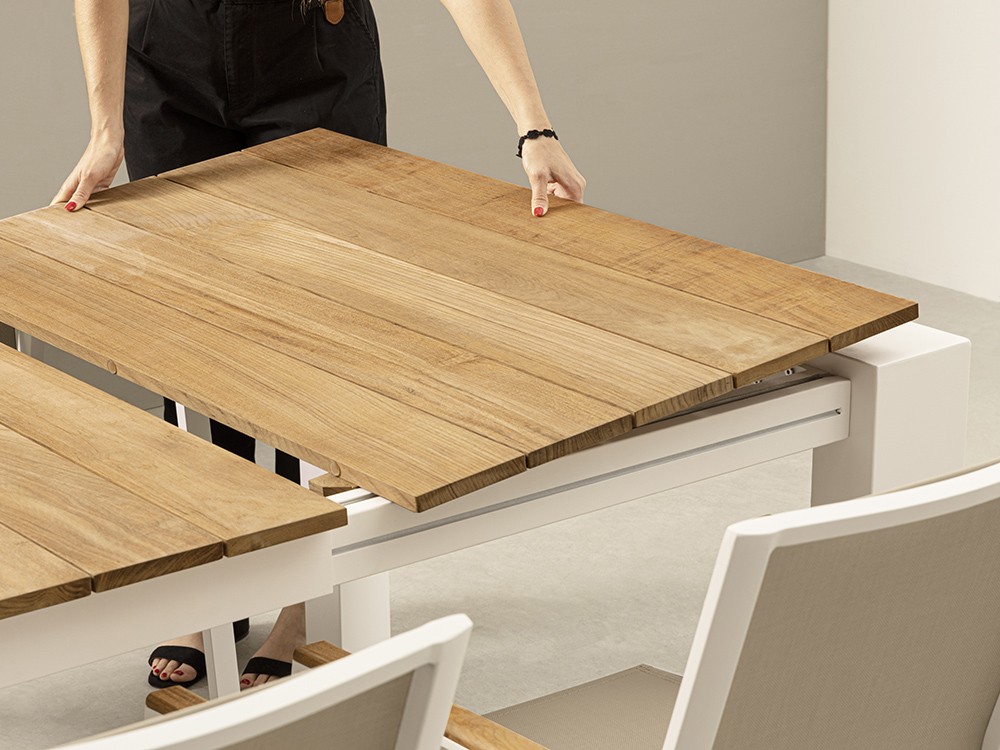 Mesa para comedor exterior extensible Cameron de Bizzotto - 4