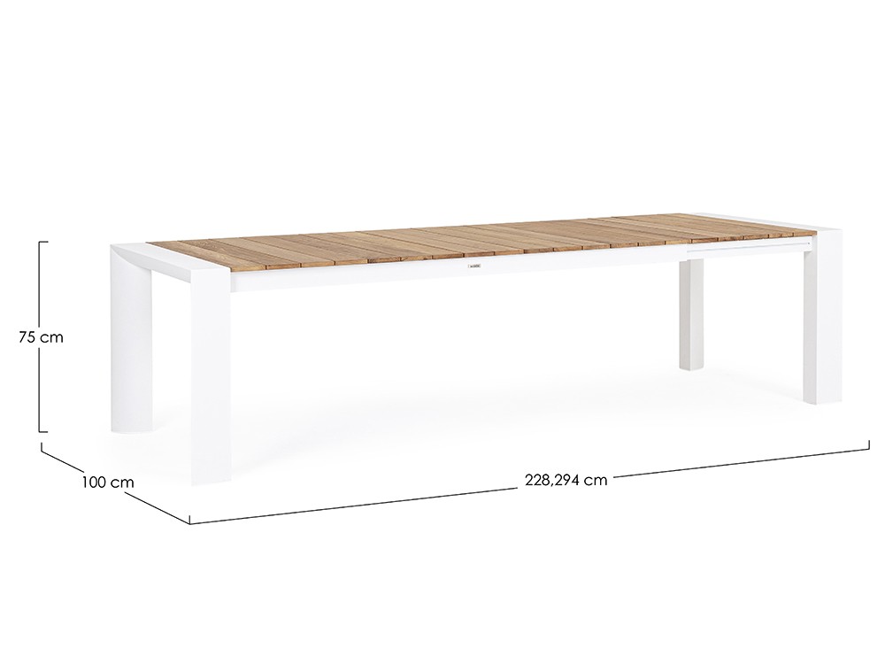 Mesa para comedor exterior extensible Cameron de Bizzotto - 29