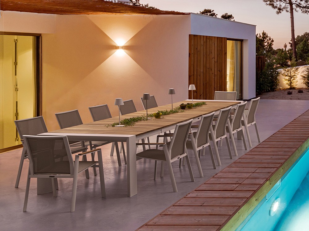 Mesa para comedor exterior extensible Cameron de Bizzotto - 21