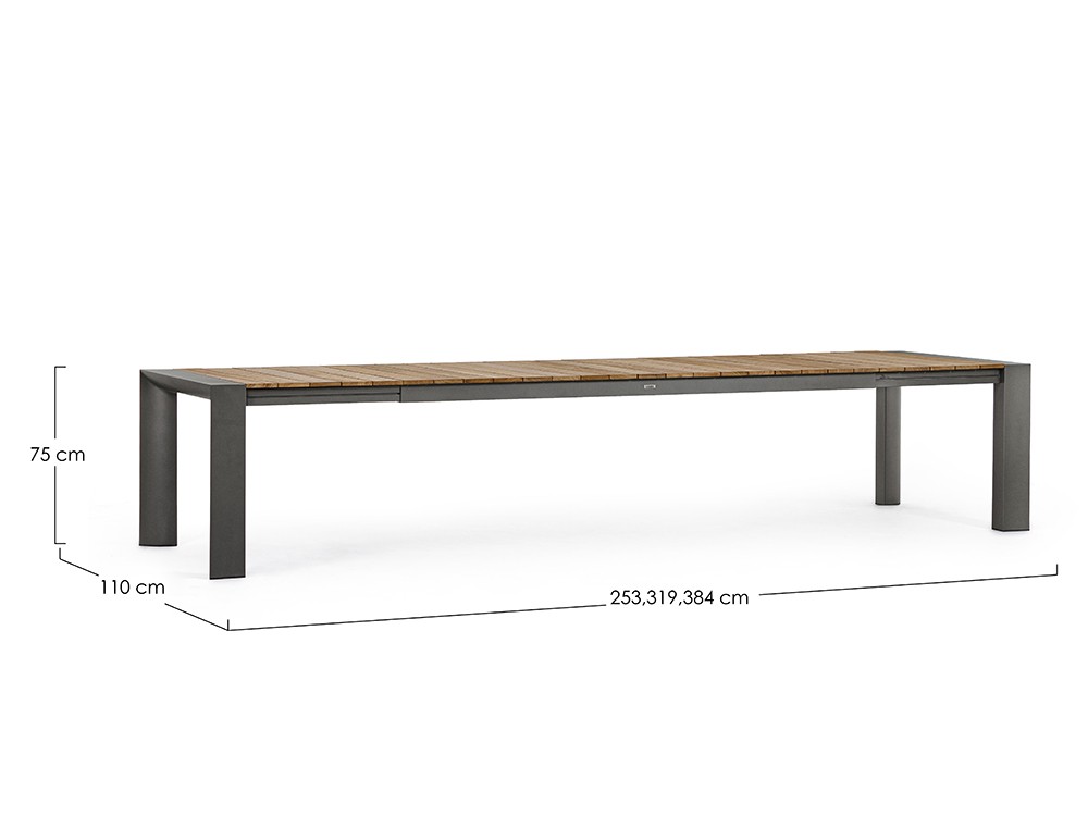 Mesa para comedor exterior extensible Cameron de Bizzotto - 31