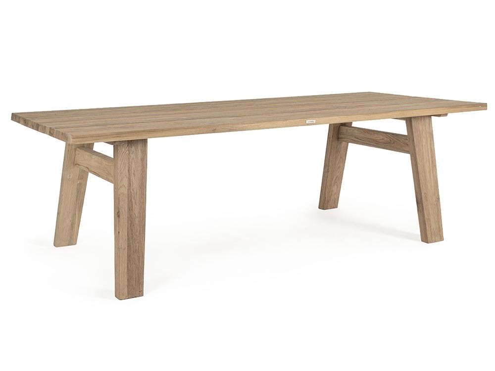 Mesa de comedor exterior Trenton de madera de teca Bizzotto - 2
