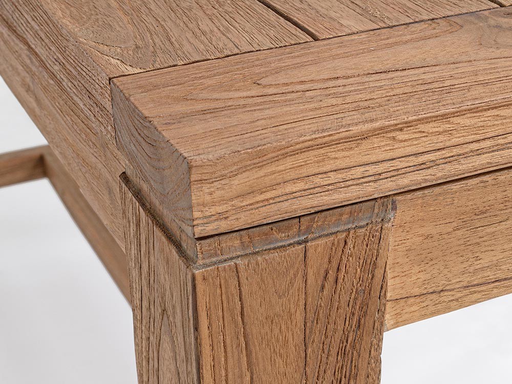 Mesa alta de madera de teca Maricruz Bizzotto - 4