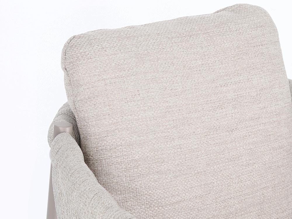 Silla para exterior Jacinta de cuerda trenzada y aluminio Bizzotto - 7