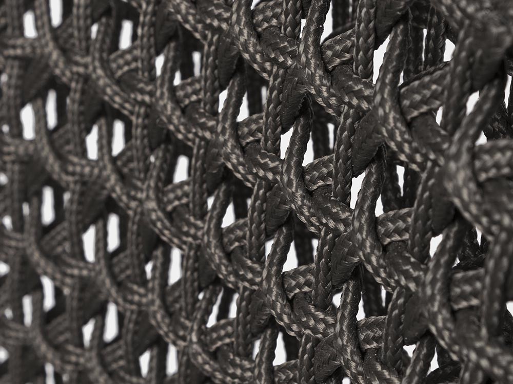 Silla para comedor exterior Ninfa de cuerda trenzada con aluminio y madera de teca Bizzotto - 17