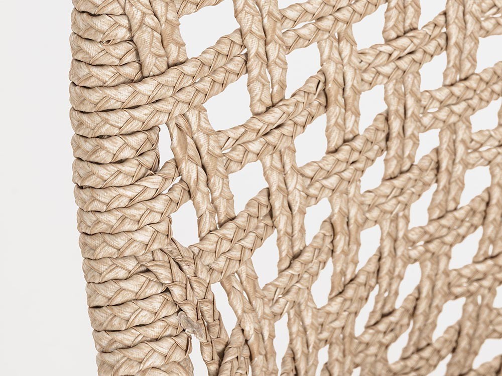 Silla para comedor exterior Madison de teca y fibra sintética Bizzotto - 9