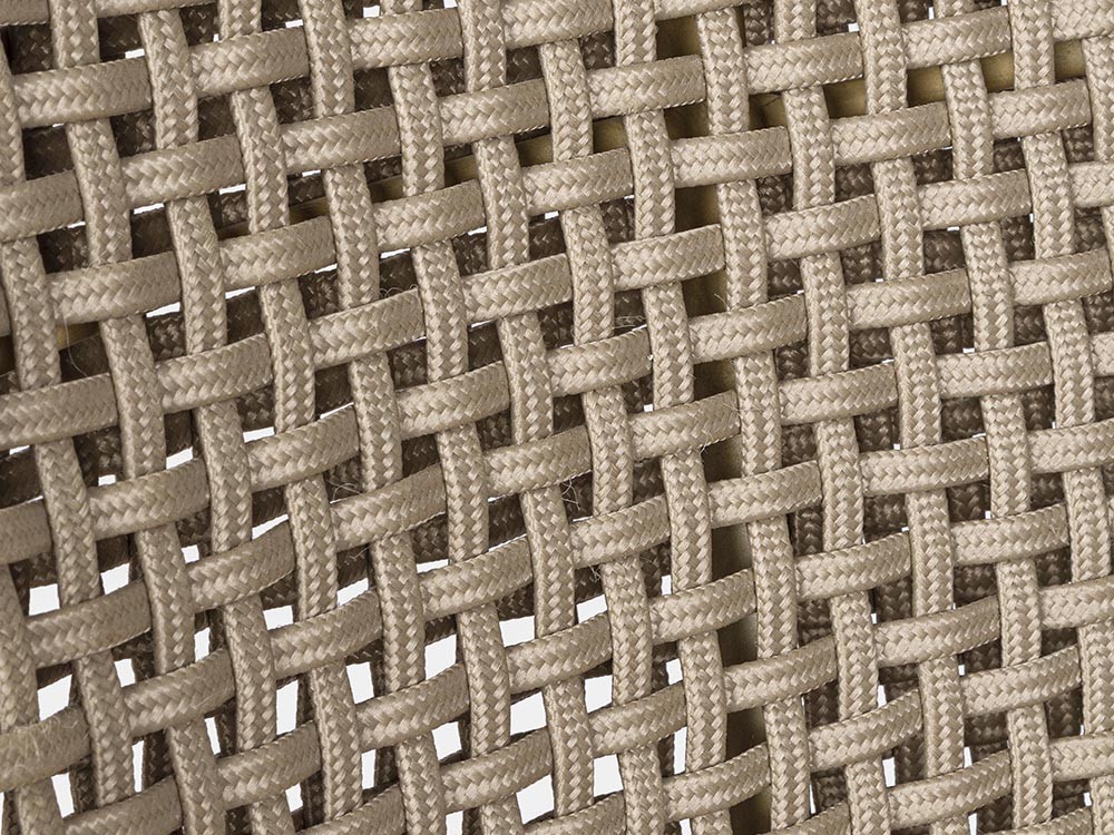 Silla para comedor exterior Hesperia de teca y cuerda trenzada Bizzotto - 8