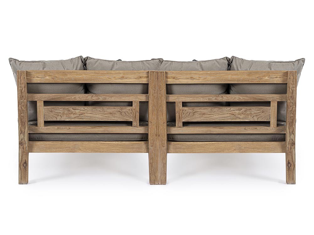 Daybed doble Bali de madera de teca envejecida Bizzotto - 27