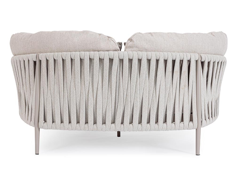 Daybed Jacinta de aluminio y cuerda trenzada Bizzotto - 5