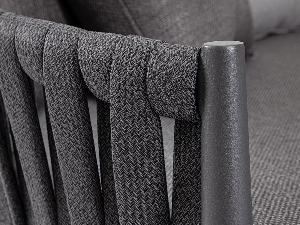 Daybed Jacinta de aluminio y cuerda trenzada Bizzotto - 16