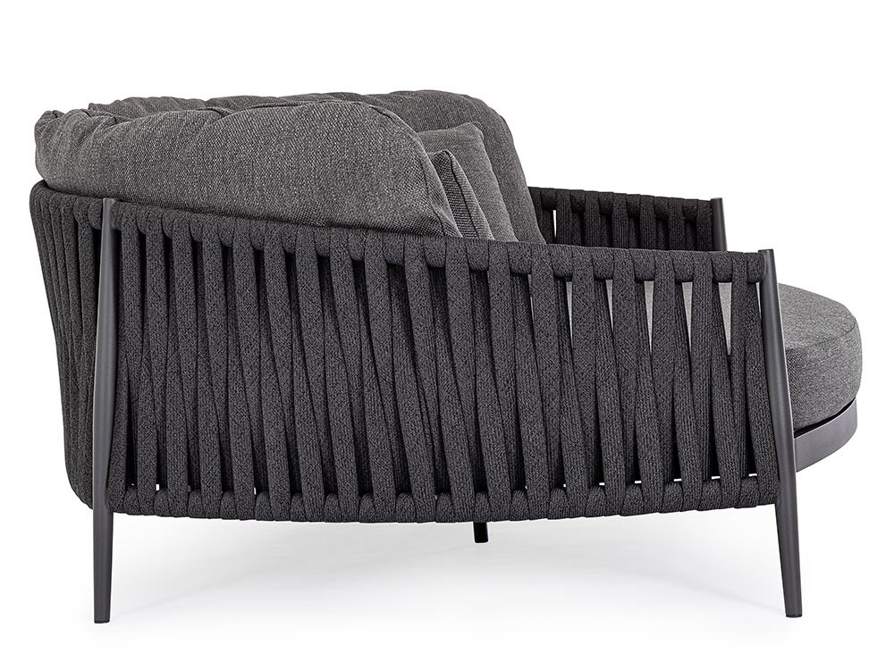 Daybed Jacinta de aluminio y cuerda trenzada Bizzotto - 14