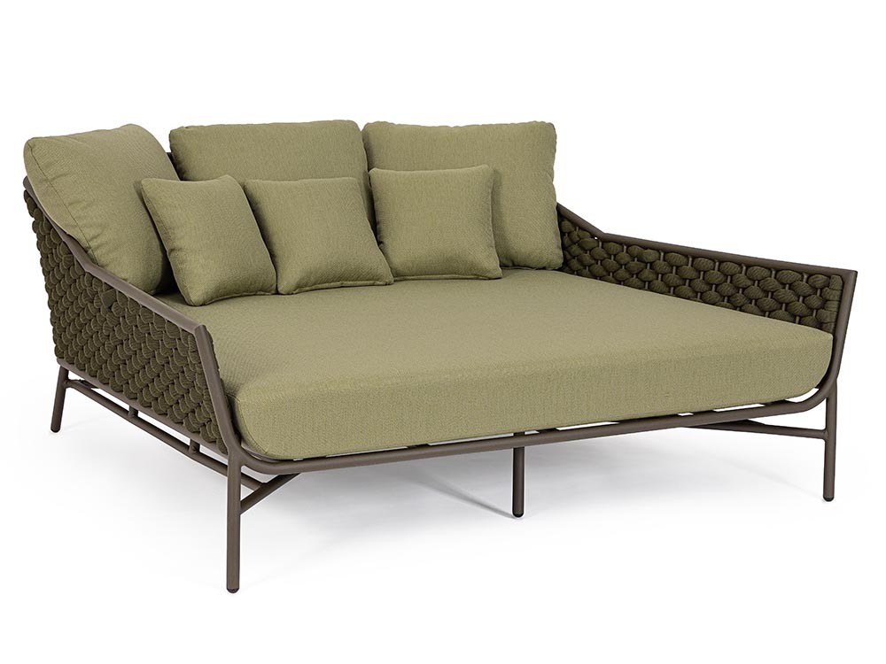 Daybed Everly de aluminio y cuerda trenzada Bizzotto - 2