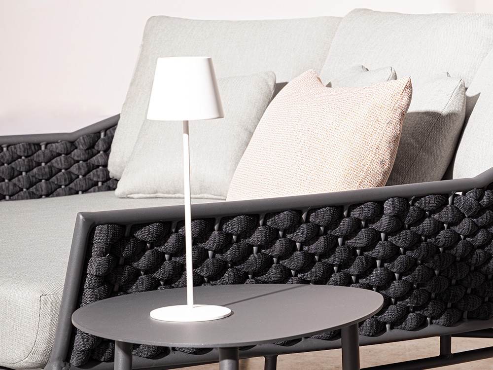Daybed Everly de aluminio y cuerda trenzada Bizzotto - 20