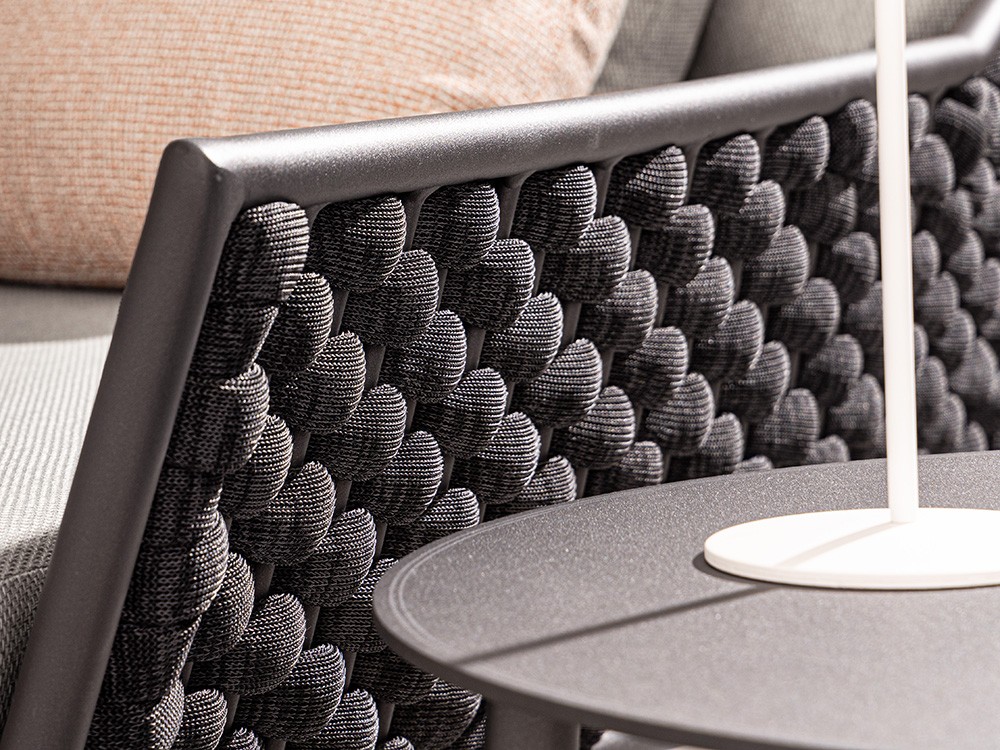 Daybed Everly de aluminio y cuerda trenzada Bizzotto - 17