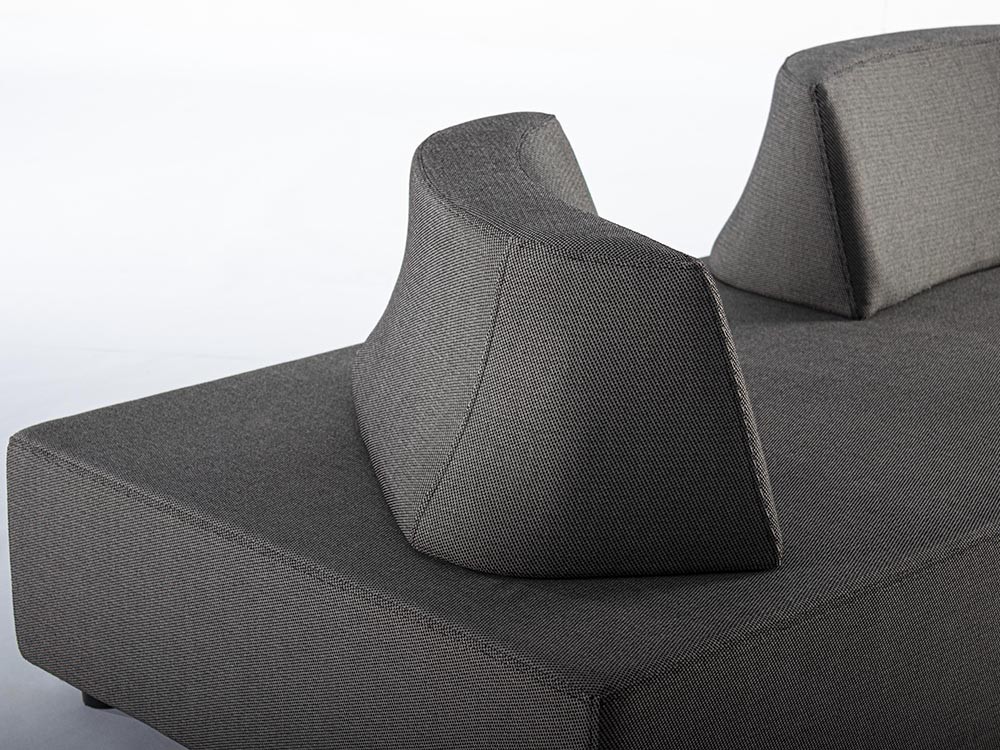 Sofá modular esquina Piper tapizado Bizzotto - 7