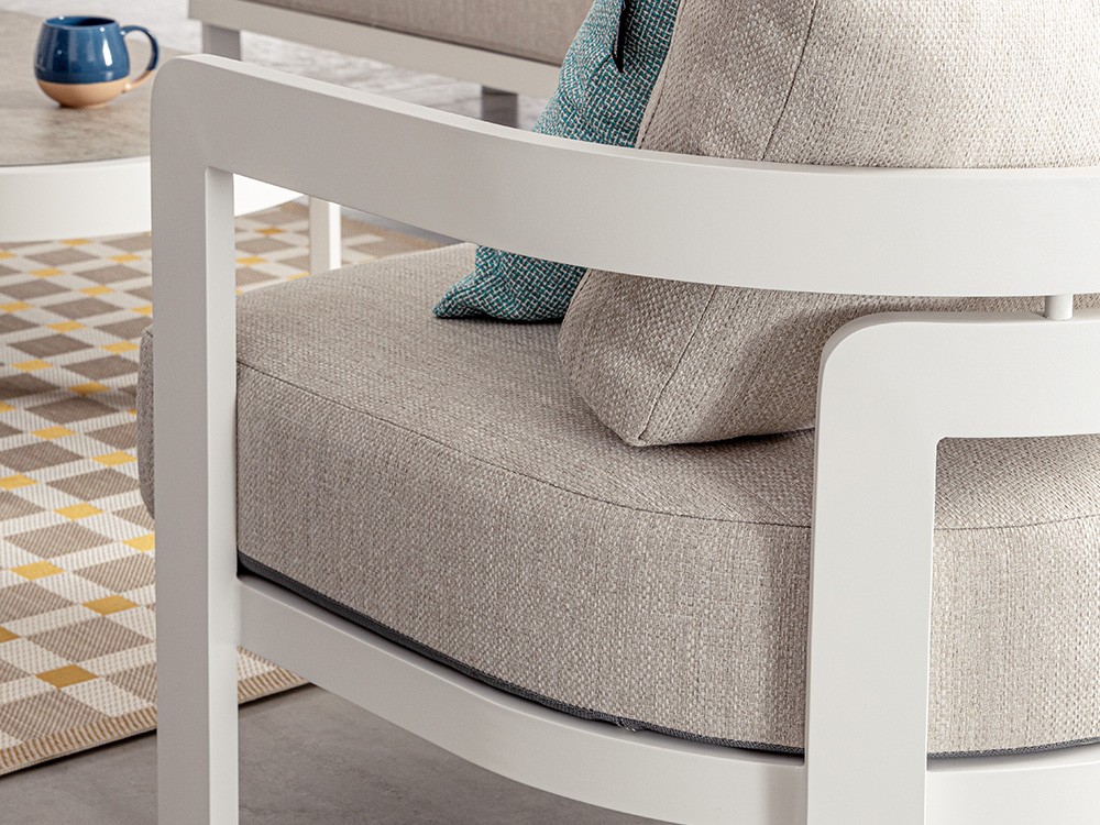 Set de salón exterior Presley de aluminio Bizzotto - 10