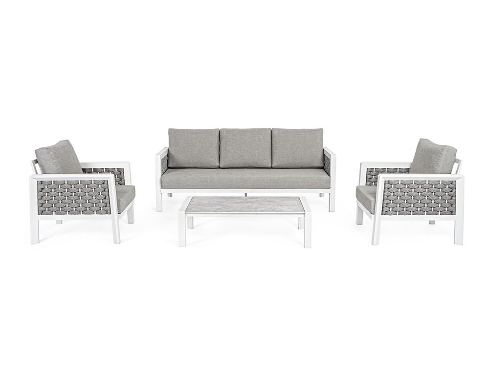 Set de salón exterior Otavio de aluminio Bizzotto - 3