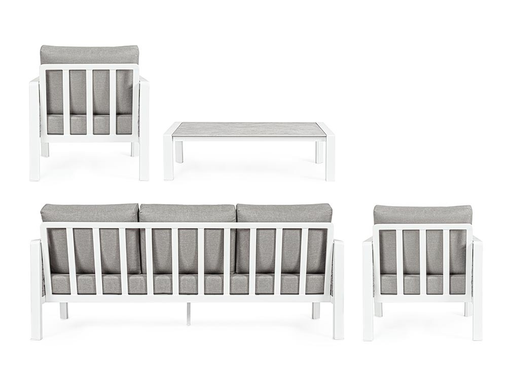 Set de salón exterior Otavio de aluminio Bizzotto - 11