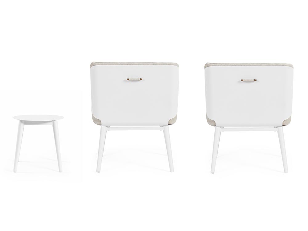 Set de balcón Isabela de aluminio Bizzotto - 24