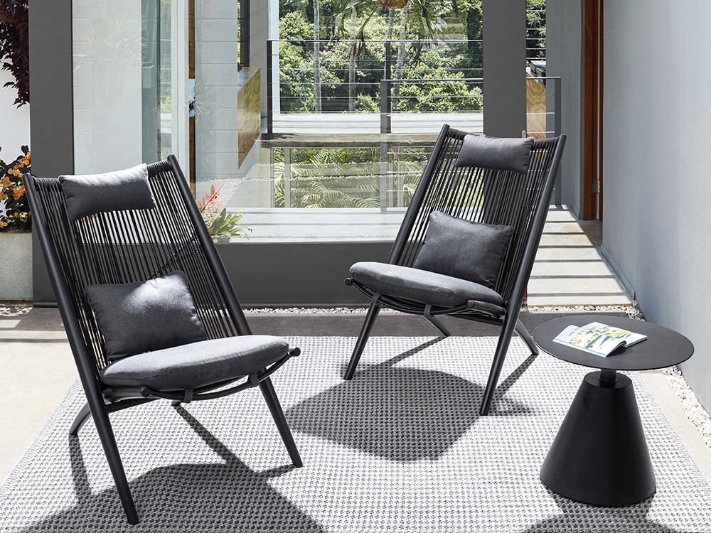 Sillón para salón exterior Aloha de aluminio Bizzotto - 6