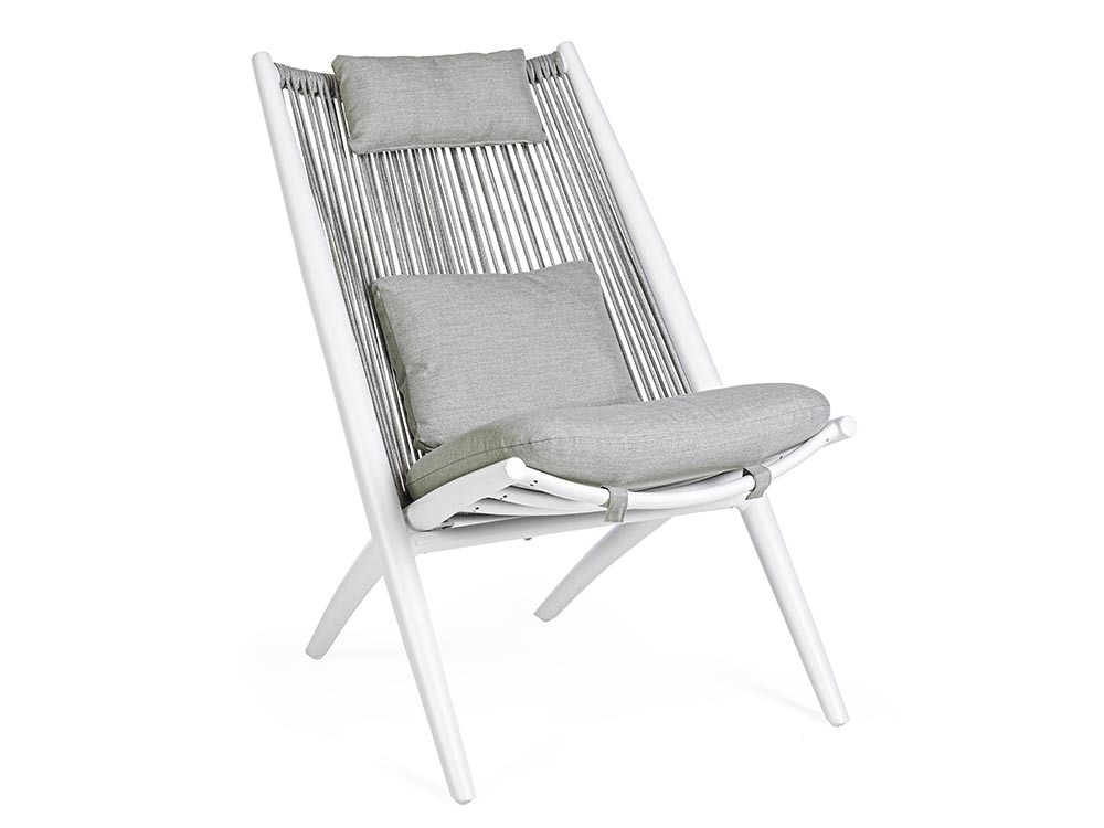 Sillón para salón exterior Aloha de aluminio Bizzotto - 5