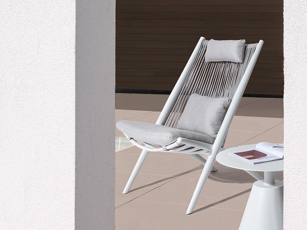 Sillón para salón exterior Aloha de aluminio Bizzotto - 14